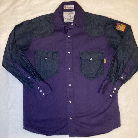 Just In Trend FR 2112- HRC 2- UL Rated Men's Long Sleeve Size Small Western - Picture 1 of 4